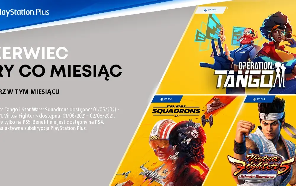 Jakie gry w czerwcu na PS Plus - najlepsze tytuły, które musisz znać